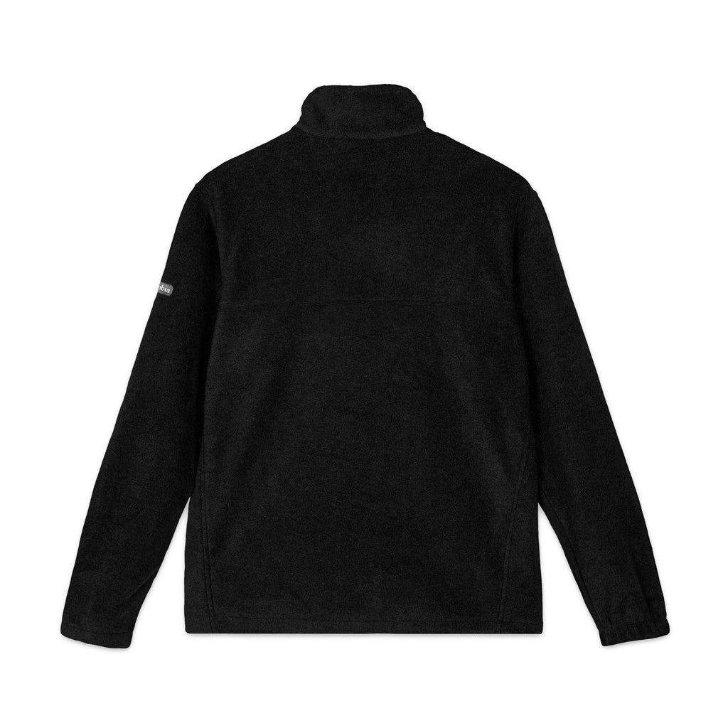 Embroidered LS Fleece Jacket — Charcoal Columbia Zip-Up